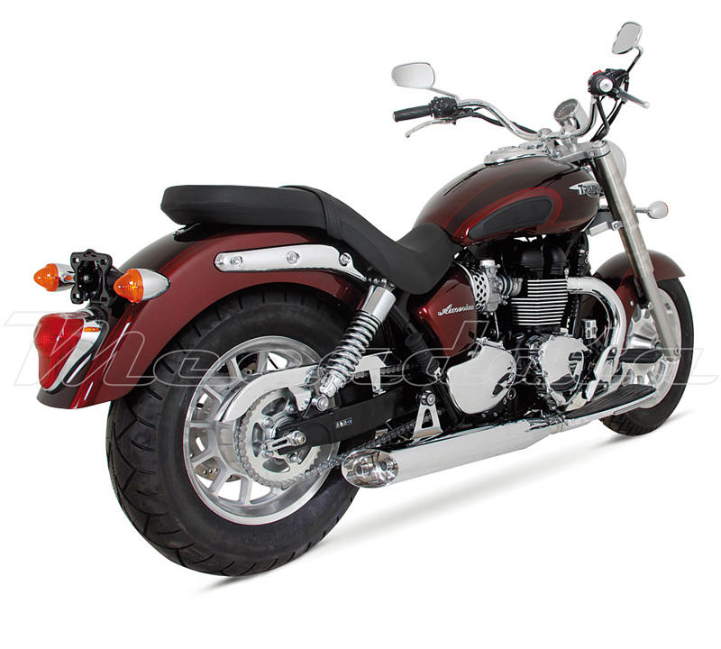 Triumph America Echappement Remus Custom Slash Cut Ensemble