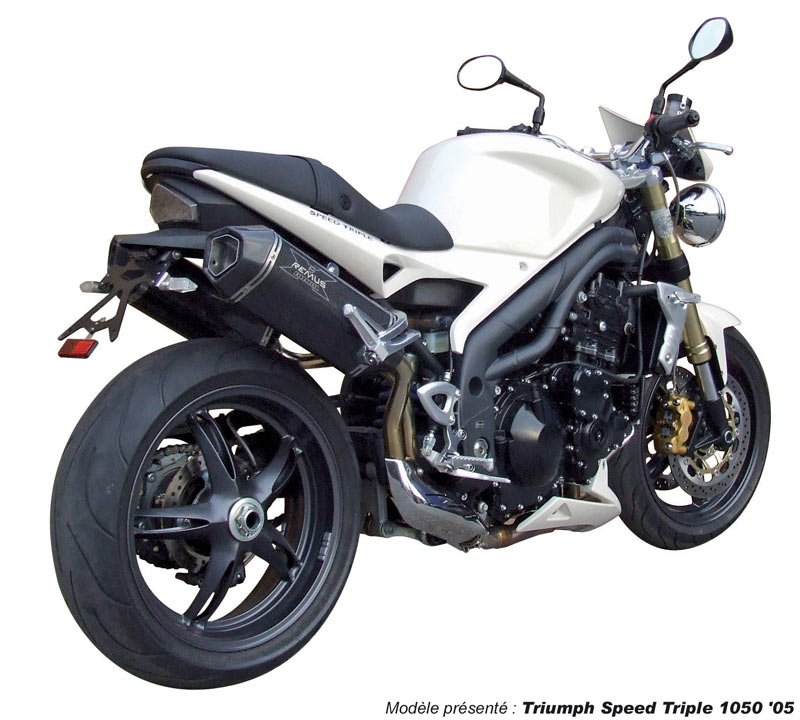 Triumph Speed Triple 1050 Echappement Remus Hexacone Ensemble