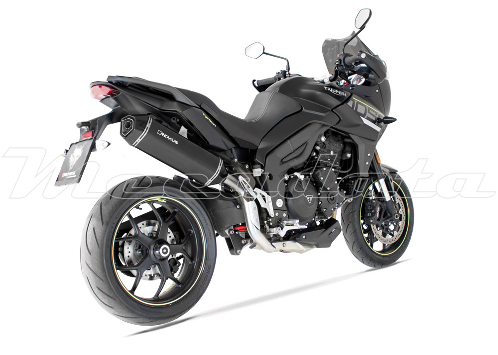 Triumph Tiger 1050 Sport Echappement Remus Hexacone Carbone Ensemble