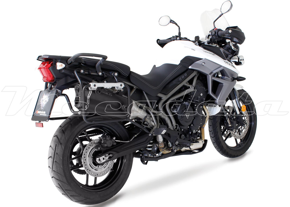 Triumph Tiger 800 XC XCA XCx XR XRT XRx Echappement Remus Remus 8 Inox Noir Ensemble