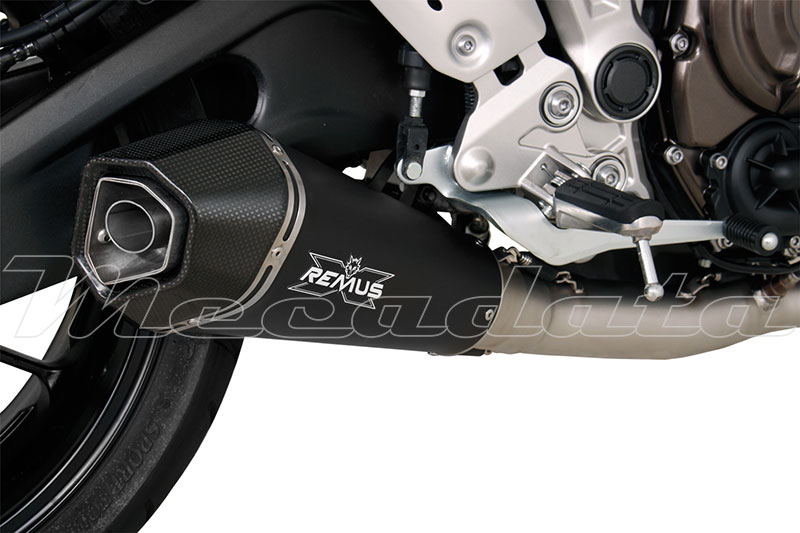 Yamaha MT-07 Echappement Remus Hypercone Zoom