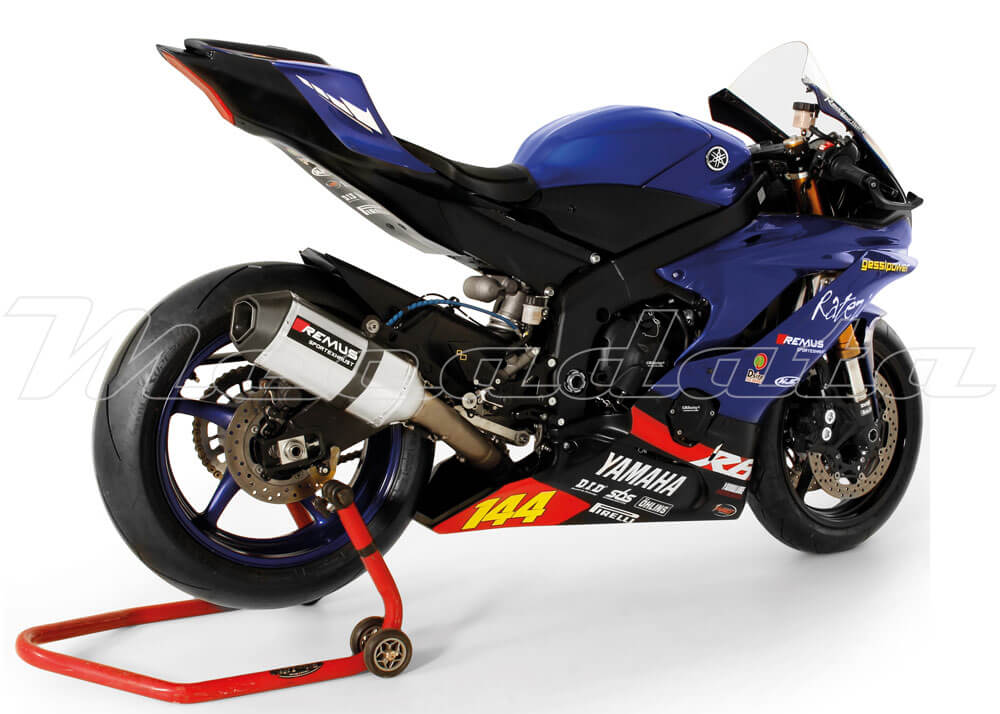 Yamaha YZF-R6 Ligne complète Echappement Remus Okami Race Titane Ensemble