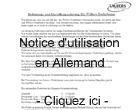 amortisseur stage Wilbers - Notice d'utilisation en Allemand