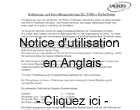 amortisseur stage Wilbers - Notice d'utilisation en Anglais