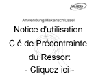 amortisseur stage Wilbers - Notice d'utilisation clé de précontrainte du ressort